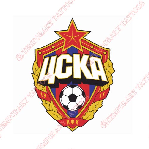 CSKA Moscow Customize Temporary Tattoos Stickers NO.8294